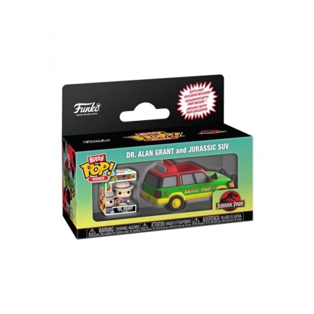 BITTY POP! RIDE JURASSIC PARK (DR. ALAN GRANT AND JURASSIC SUV)