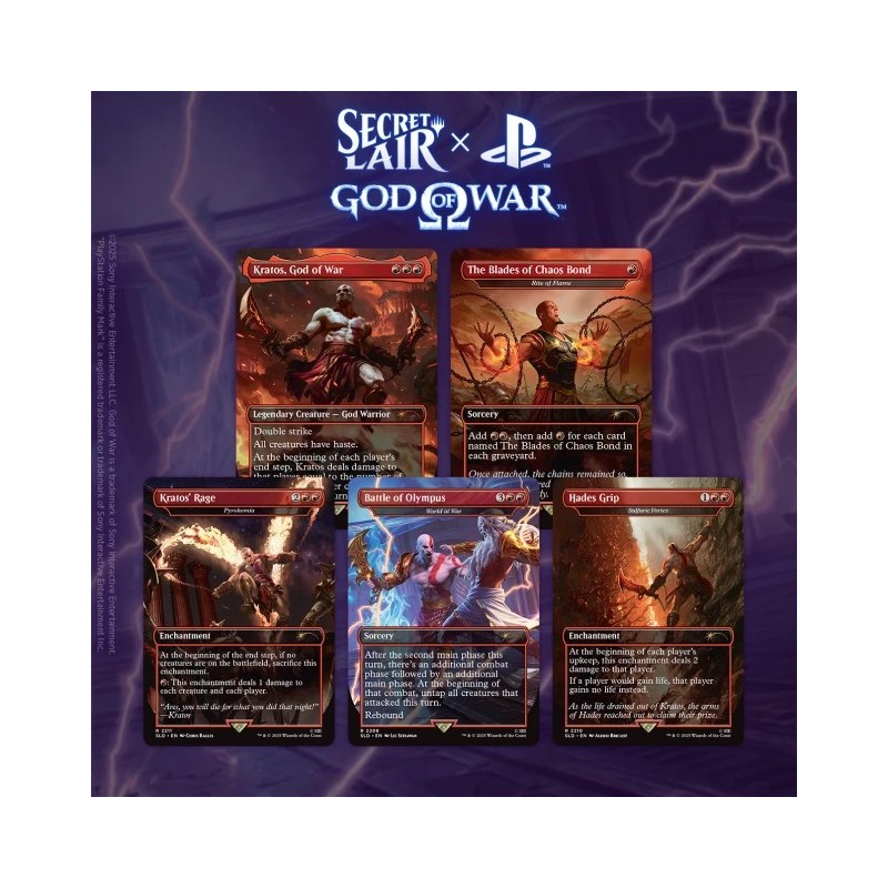 * RESERVA * SECRET LAIR GOD OF WAR: GREEK INGLÉS - MAGIC THE GATHERING