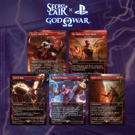 * RESERVA * SECRET LAIR GOD OF WAR: GREEK INGLÉS - MAGIC THE GATHERING