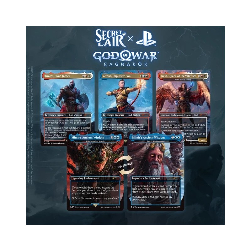 * RESERVA * SECRET LAIR GOD OF WAR: RAGNAROK NORSE INGLÉS - MAGIC THE GATHERING