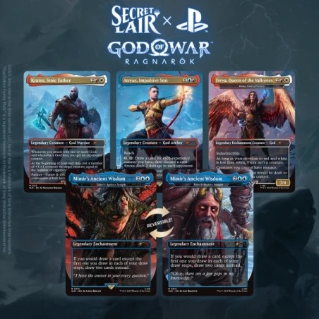 * RESERVA * SECRET LAIR GOD OF WAR: RAGNAROK NORSE INGLÉS - MAGIC THE GATHERING
