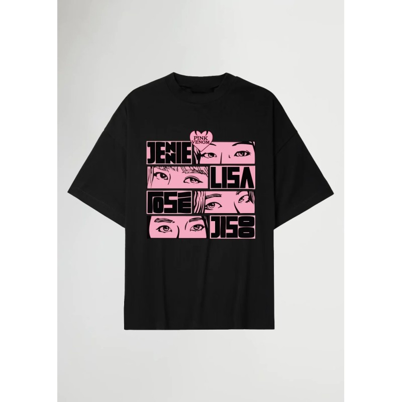 CAMISETA MADE IN JAPAN BLACK PINK (PINK DEMON)