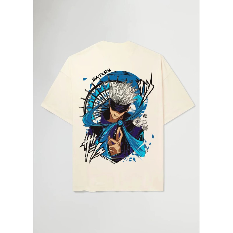 CAMISETA MADE IN JAPAN JUJUTSU KAISEN SATORO
