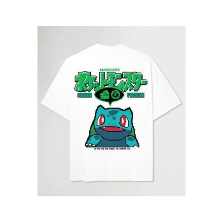 CAMISETA MADE IN JAPAN POKEMON BULBASAUR (GREEN VERSION)