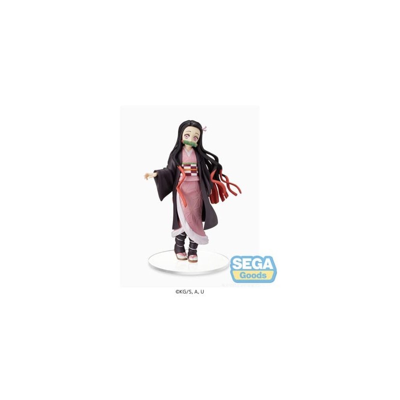 FIGURA DEMON SLAYER KIMETSU NO YAIBA SPM ESTATUA PVC NEZUKO KAMADO SIBLING BOND 19 CM SEGA