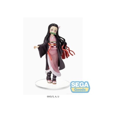 FIGURA DEMON SLAYER KIMETSU NO YAIBA SPM ESTATUA PVC NEZUKO KAMADO SIBLING BOND 19 CM SEGA