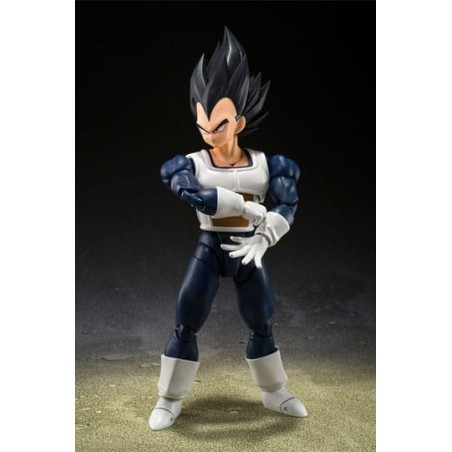 S.H. FIGUARTS DRAGON BALL (VEGETA OLD BATTLE CLOTHES 14CM)