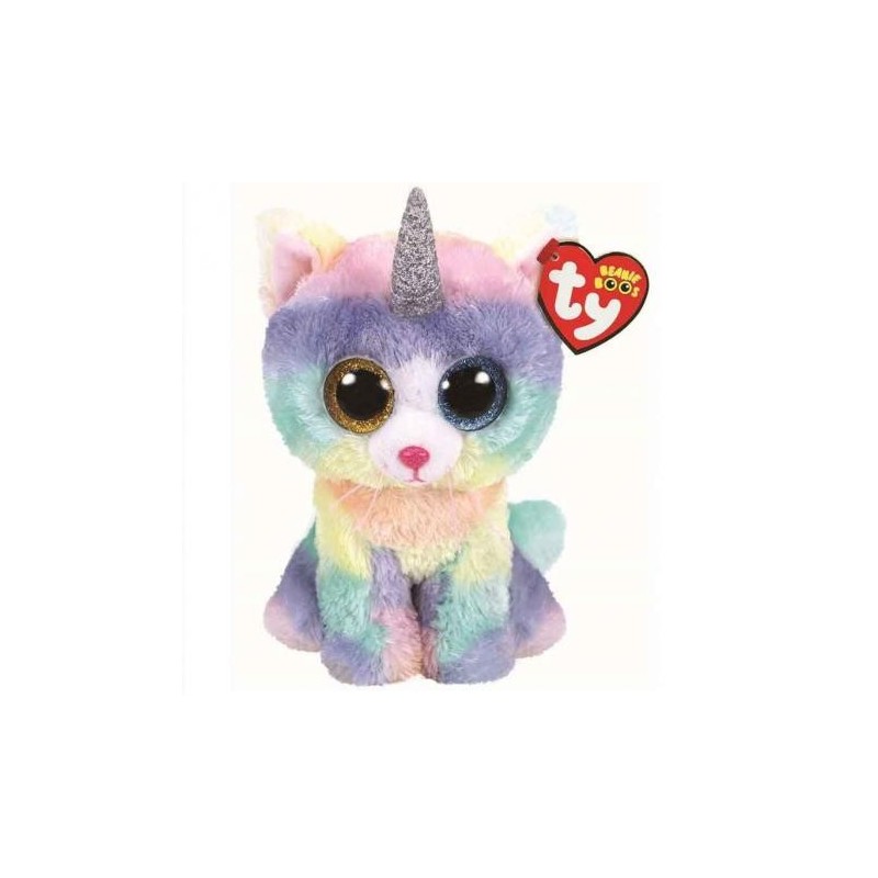 PELUCHE TY GATO CON CUERNO (HEATHER)