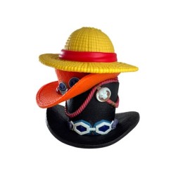 HUCHA ONE PIECE PLA DE SOMBREROS (LUFFY / ACE / SABO) PLASTOY