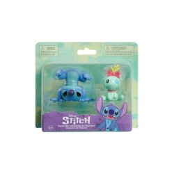 LILO & STITCH PACK DE 2 MINIFIGURAS SCRUMP & UPSIDE DOWN STITCH 7 CM