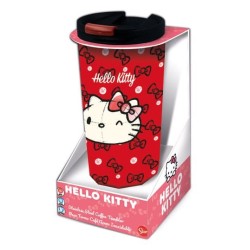 TAZA DE VIAJE SANRIO (HELLO KITTY) TERMO ACERO INOXIDABLE