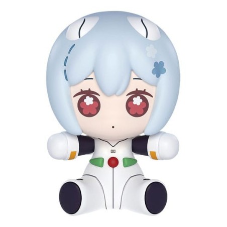 FIGURA NEON GENESIS EVANGELION: REBUILD OF EVANGELION FIGURA CHIBI HUGGY GOOD SMILE REI AYANAMI: PLUGSUIT VER. 7 CM
