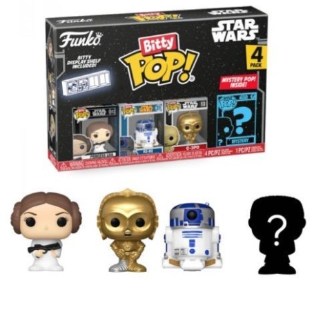 BITTY POP! STAR WARS (PACK 4U. PRINCESS LEIA)