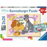 PUZZLE DISNEY CACHORROS 2x24