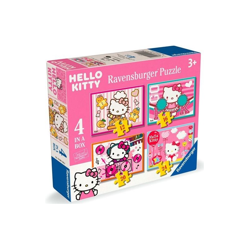 PUZZLE HELLO KITTY 4 PUZZLES
