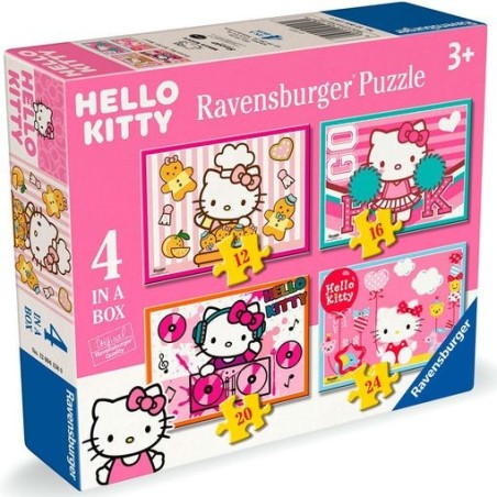 PUZZLE HELLO KITTY 4 PUZZLES