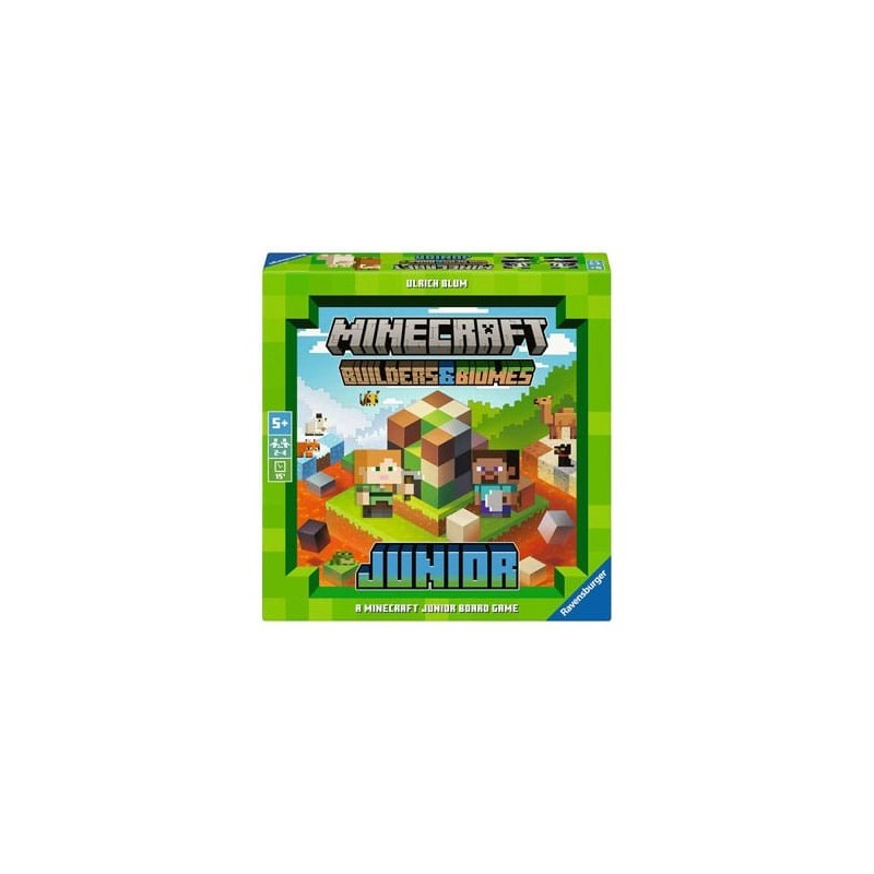 MINECRAFT JUEGO DE MESA BUILDER & BIOMES JUNIOR