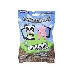 SOBRE SORPRESA MINECRAFT LLAVERO FIGURA BACKPACK BUDDIES PALDONE