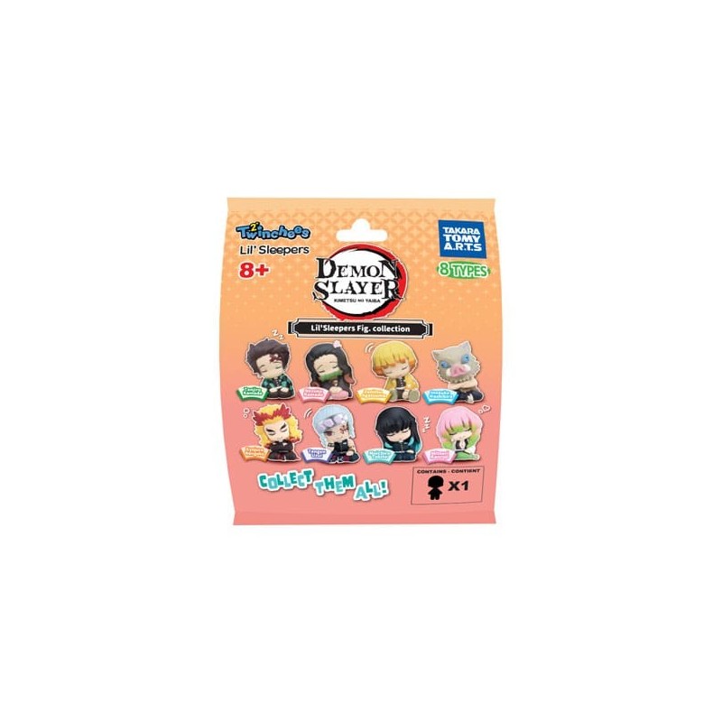 FIGURA SOBRE SORPRESA DEMON SLAYER TWINCHESS LIL SLEEPERS 5CM