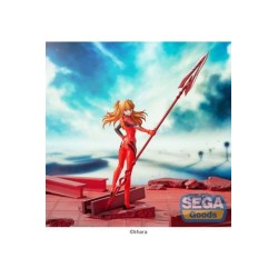 FIGURA EVANGELION: 3.0+1.0 THRICE UPON A TIME ESTATUA LUMINASTA PVC ASUKA SHIKINAMI LANGLEY X SPEAR OF LONGINUS 20 CM