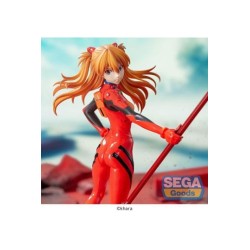FIGURA EVANGELION: 3.0+1.0 THRICE UPON A TIME ESTATUA LUMINASTA PVC ASUKA SHIKINAMI LANGLEY X SPEAR OF LONGINUS 20 CM