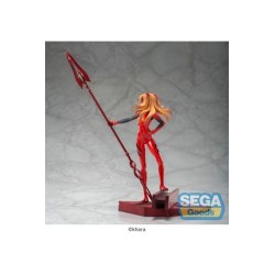 FIGURA EVANGELION: 3.0+1.0 THRICE UPON A TIME ESTATUA LUMINASTA PVC ASUKA SHIKINAMI LANGLEY X SPEAR OF LONGINUS 20 CM