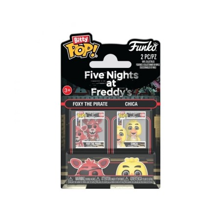 BITTY POP! FIVE NIGHTS AT FREDDYS "FNAF" (PACK 2 UD. FOXY & CHICA)
