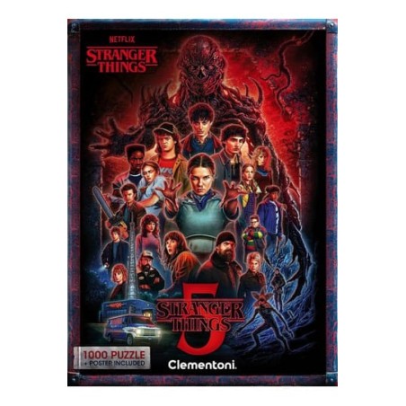 PUZZLE STRANGER THINGS SEASON 5 CLEMENTONI 1000 PIEZAS