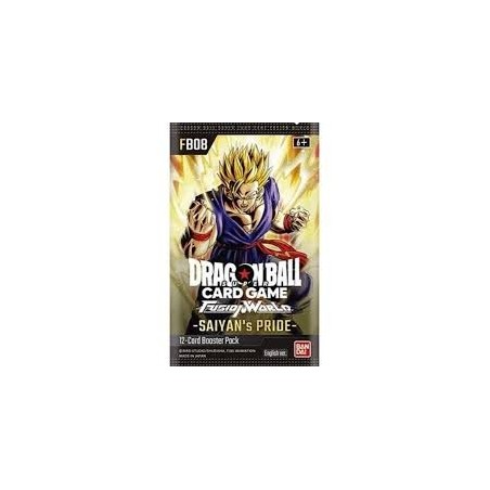SOBRE DRAGON BALL SUPER TCG FUSION WORLD SAIYAN'S PRIDE FB08. Idioma Inglés