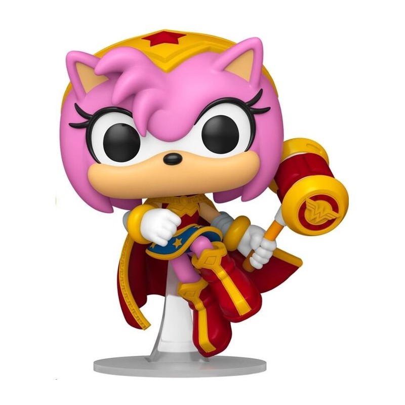 FUNKO POP! DC X SONIC THE HEDGEHOG (AMY AS WONDER WOMAN) 595