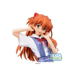 FIGURA NEON GENESIS EVANGELION ESTATUA PVC XSTELLAR ASUKA UNIFORM VER. 21 CM SEGA