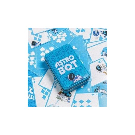 ASTRO BOT BARAJA DE NAIPES CAJA METALICA