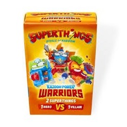 SUPER THINGS KAZOOM POWER WARRIORS TWO PACK (2UNIDADES)