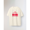 CAMISETA MADE IN JAPAN BTS WE ARE BACK BEIGE