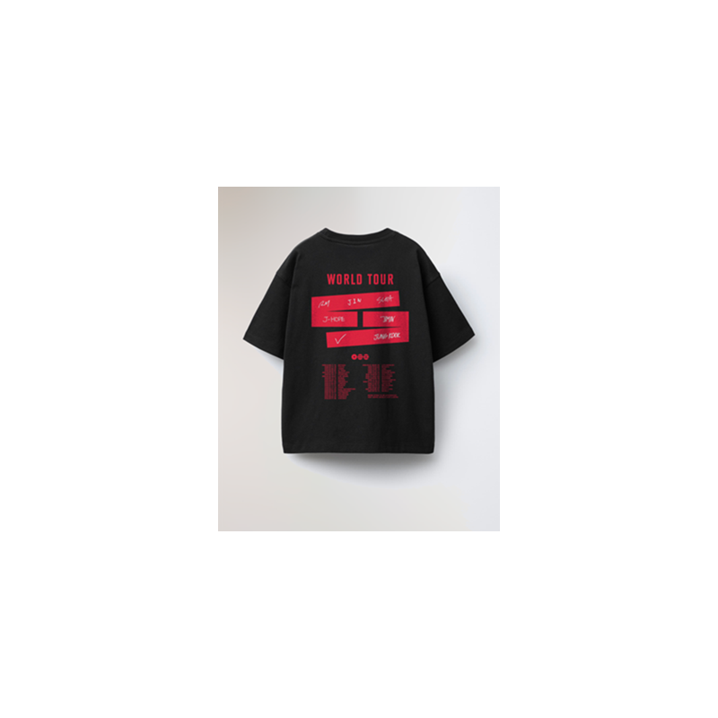 CAMISETA MADE IN JAPAN BTS WORLD TOUR BLACK