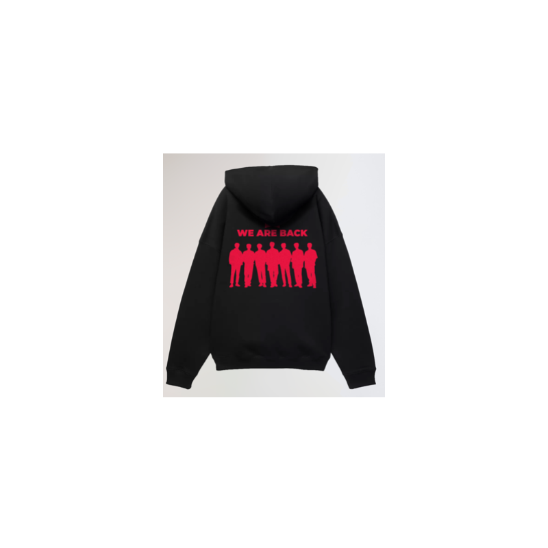 SUDADERA NEGRA MADE IN JAPAN BTS WE ARE BACK