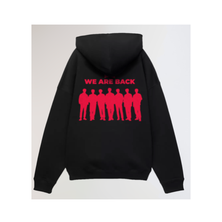 SUDADERA NEGRA MADE IN JAPAN BTS WE ARE BACK