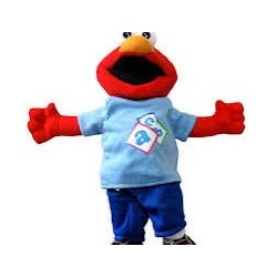 PELUCHE BARRIO SESAMO CON VENTOSA (ELMO)