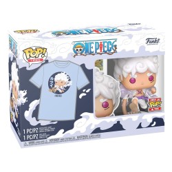CAMISETA + FUNKO ONE PIECE (LUFFY GEAR FIVE)  TALLA S