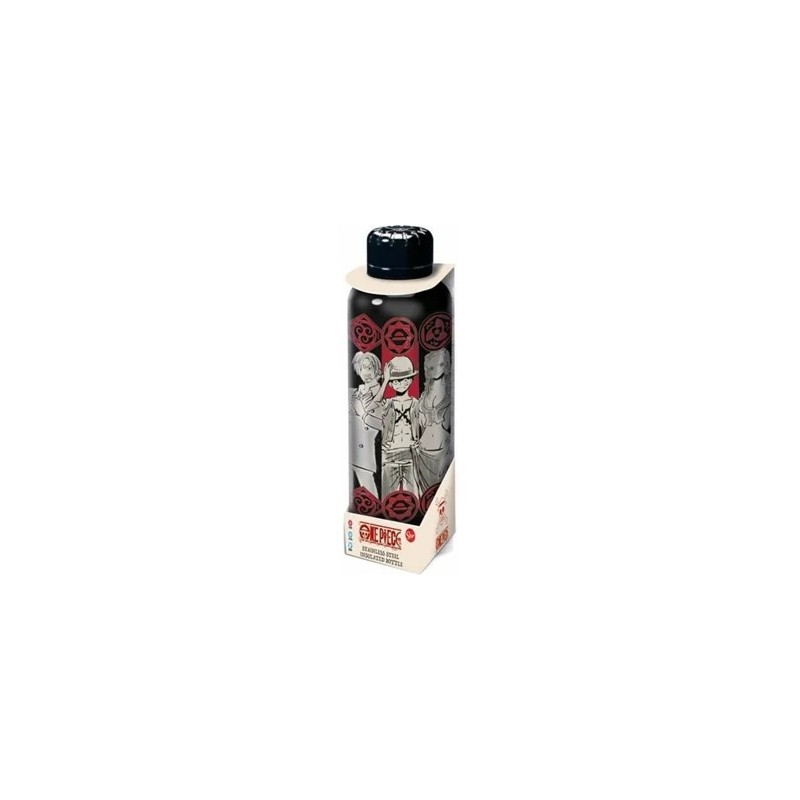 BOTELLA ONE PIECE TERMO ACERO INOXIDABLE DOBLE PARED 515 ML