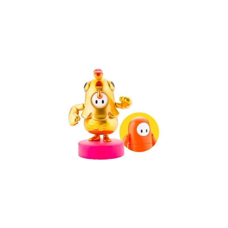 FIGURA FALL GUYS: ULTIMATE KNOCKOUT FIGURA 1/20 LEGENDARY EDITION ORANGEADE / GOLDEN CHICKEN COSTUME 8 CM