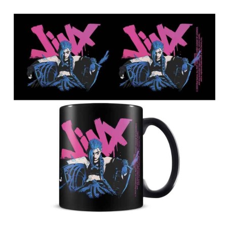 TAZA ARCANE NEGRA 325 ML JINX