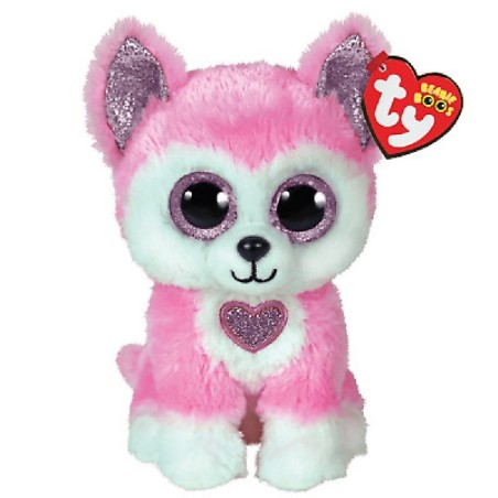 PELUCHE TY PERRO HUSKY (HUNK)