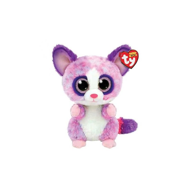 PELUCHE TY LEMUR ROSA (BECCA)