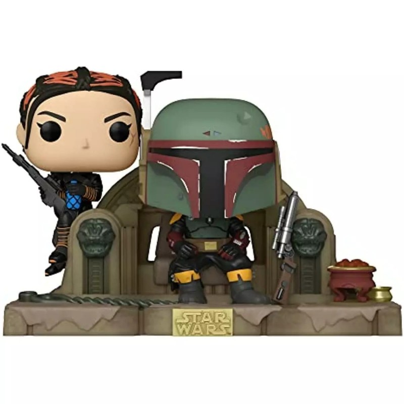 FUNKO POP! STAR WARS (BOBA FETT AND FENNEC ON THRONE) 486