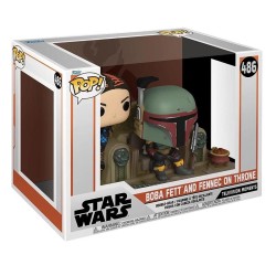 FUNKO POP! STAR WARS (BOBA FETT AND FENNEC ON THRONE) 486