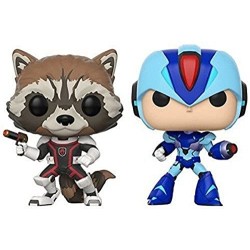 FUNKO POP! MARVEL GAMERVERSE MARVEL VS CAPCOM (ROCKET VS MEGA MAN X)