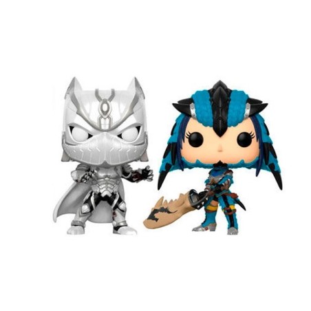 FUNKO POP! MARVEL GAMERVERSE MARVEL VS CAPCOM (BLAK PANTHER VS MONATER HUNTER)