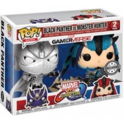 FUNKO POP! MARVEL GAMERVERSE MARVEL VS CAPCOM (BLAK PANTHER VS MONATER HUNTER)
