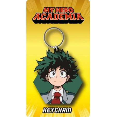 LLAVERO MY HERO ACADEMIA CAUCHO (DEKU CARA)